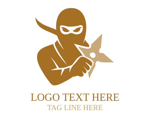 Masked Ninja Mascot Logo