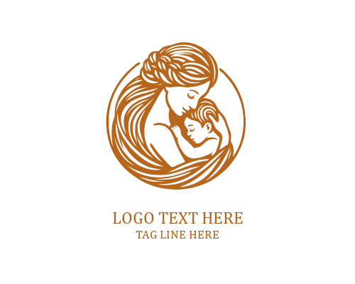 Maternal Embrace Mom And Baby Logo