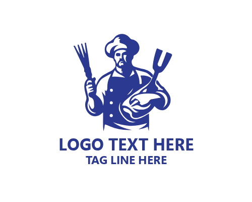 Meat Cut Butcher Logo for Fresh Meat Shops and Food Branding