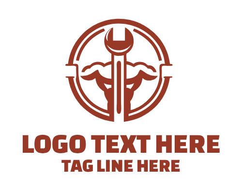 Mechanic wrench Logo