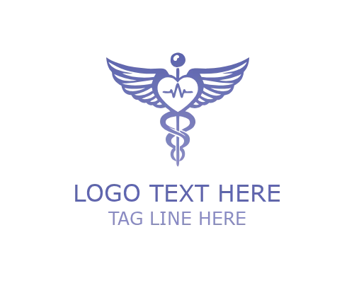 Medical Caduceus Pharmacy Logo