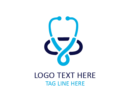 Medical Line Stethoscope Logo