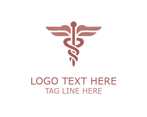Medical Recovery Caduceus Logo