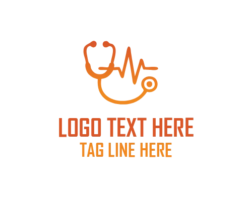 Medical stethoscope Logo