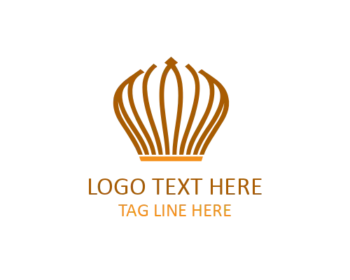  Medieval Royal Crown Logo with Heraldic Style