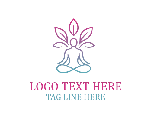 Meditation Yoga Circle Logo