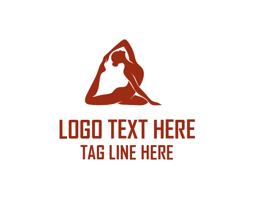 Meditation Yoga Modern Icon Logo