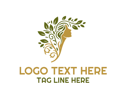 Meditative Woman Tree Logo