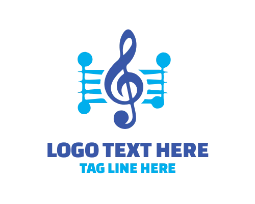 Melody Headphones Audio Brand Logo