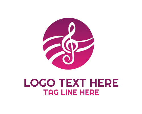 Melody Sound Wave Modern Logo