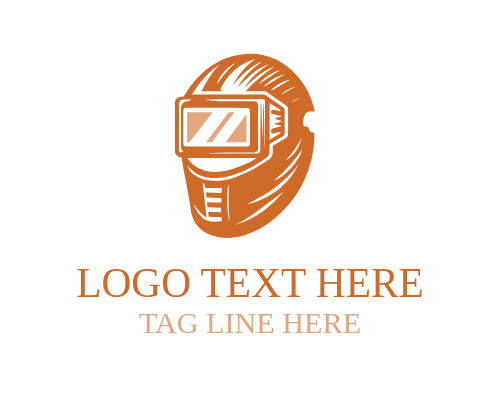 Metalworker Welder Mask Logo