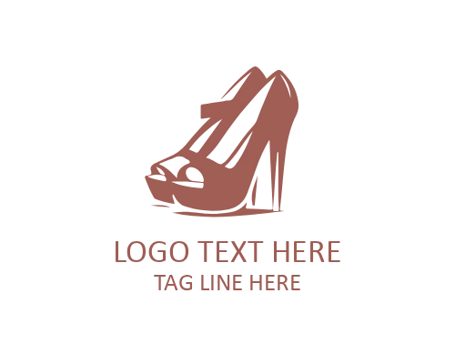 Midnight Vogue Heel Logo for Fashion-Forward Brands
