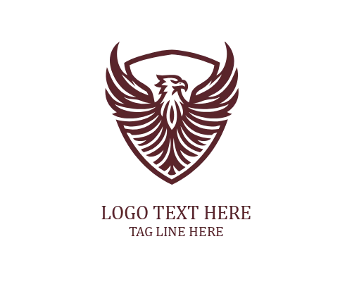 Military Eagle Shield Logo