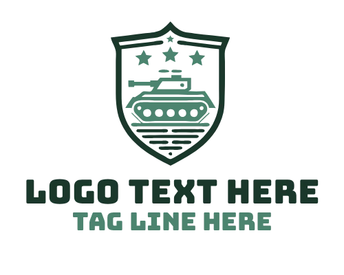 Military Tank Logo