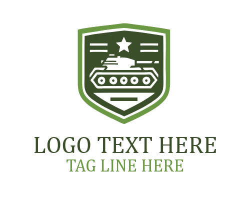 Military Vehicle Tank Logo