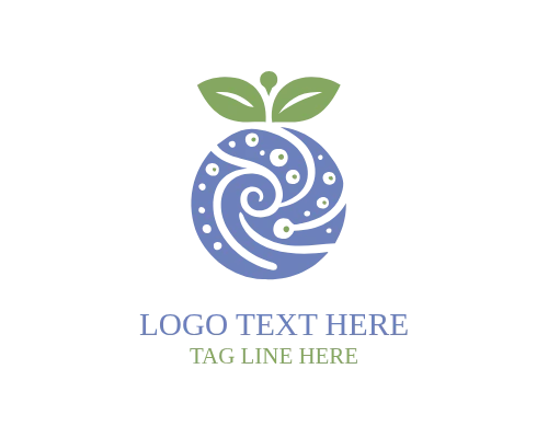 Minimal Açaí Bowl Logo