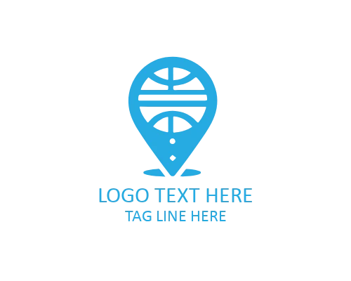  Minimal Abstract Geometric Location Logo for Tech Brands