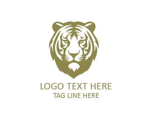 Minimal Abstract Lion Logo for Modern Wildlife and Leadership Brands