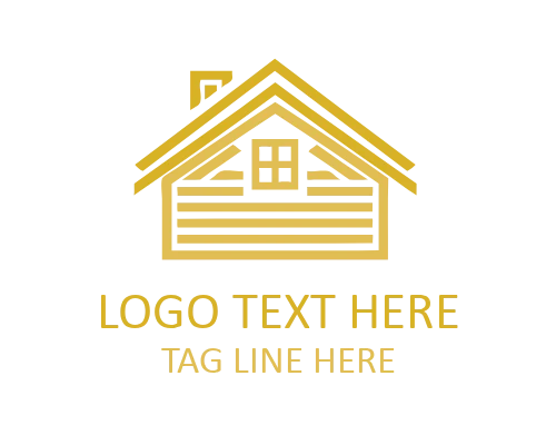 Minimal Abstract Roof Corner Mark Logo for Architecture Brands