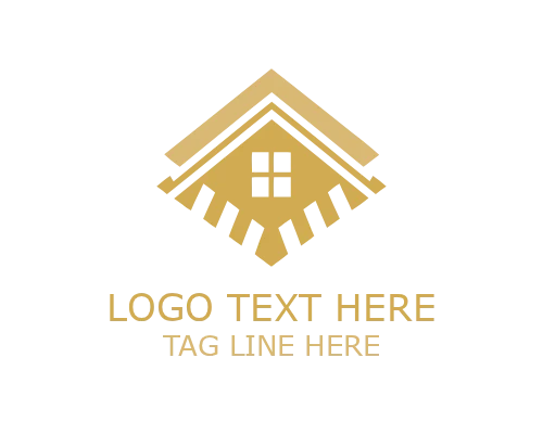 Minimal Abstract Roof Logo