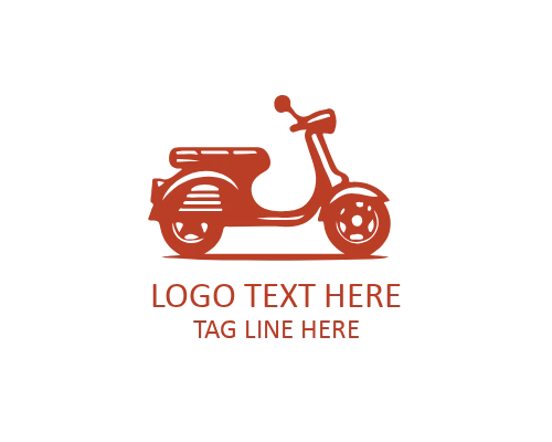 Minimal Abstract Scooter Logo for Transport and Mobility Brands