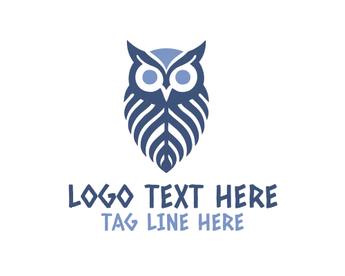 Minimal Academic Owl Logo