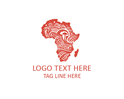  Minimal Africa Heart Logo for Lifestyle and Cultural Brands