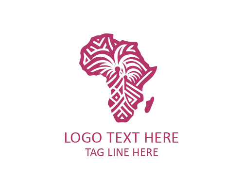 Minimal Africa Leaf Logo for Nature and Eco-Friendly Brands