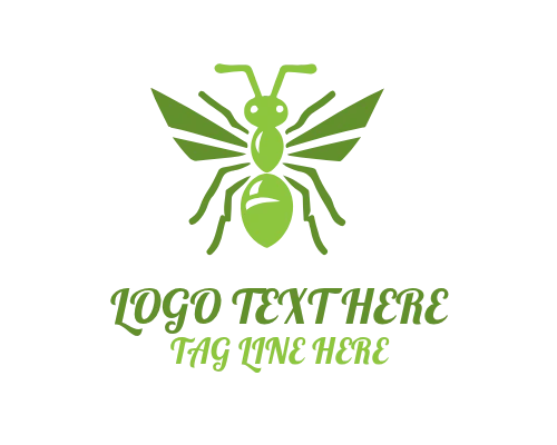 Minimal Ant Icon Logo