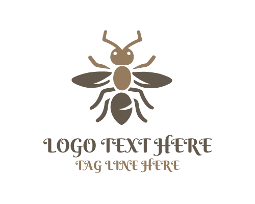 Minimal Ant Logo Design