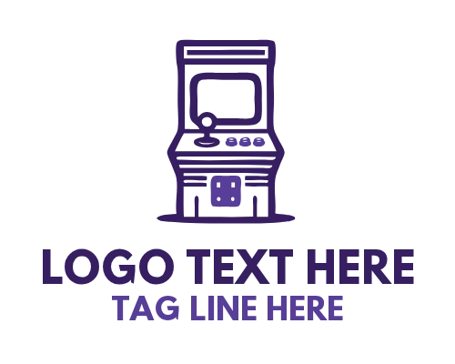 Minimal Arcade Gaming Logo