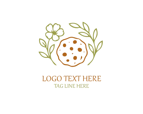 Minimal Bakery Cookies Logo