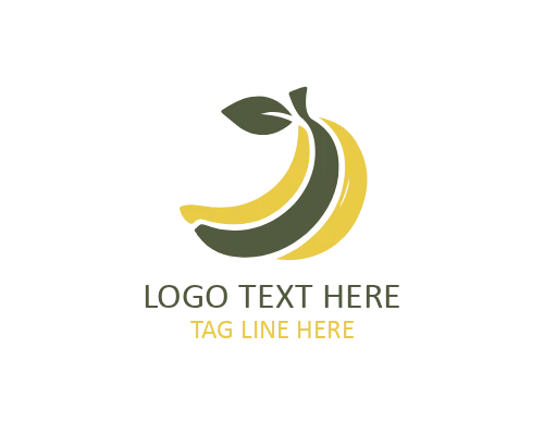 Minimal Banana Flat Logo for Clean Branding