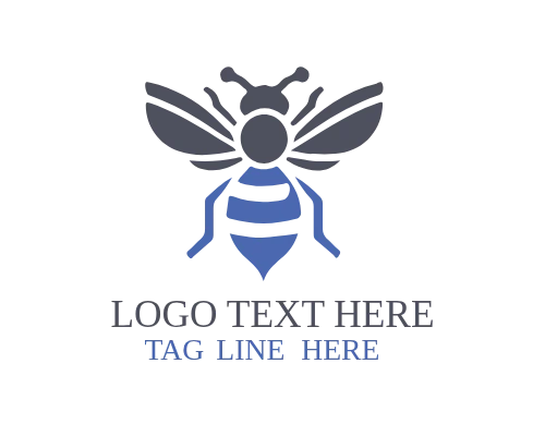Minimal Bee Circle Logo for Clean and Modern Branding