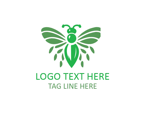Minimal Bee Nature Logo for Organic and Eco-Friendly Brands