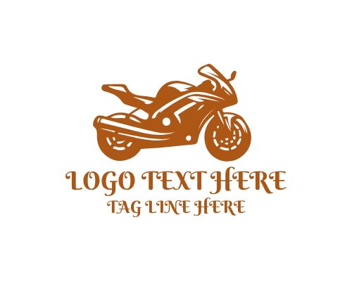 Minimal Bike Outline Logo