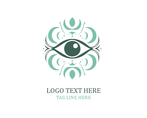 Minimal Boho Eye Symbol
