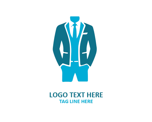 Minimal Bowtie Man Dress Logo