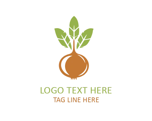 Minimal Broccoli Icon Logo