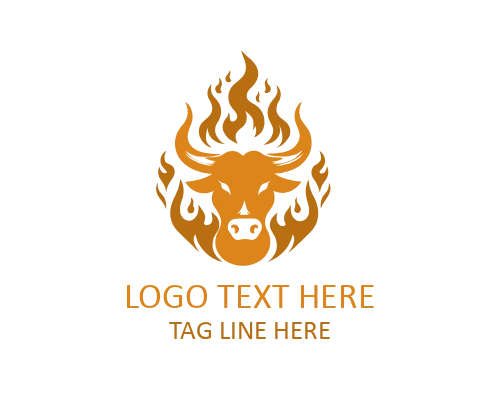 Minimal Bull Logo for Modern and Clean Branding