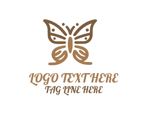 Minimal Butterfly Logo