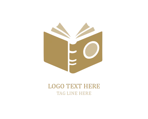 Minimal Camera Book Logo