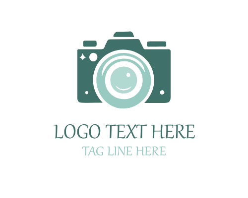 Minimal Camera Icon Logo