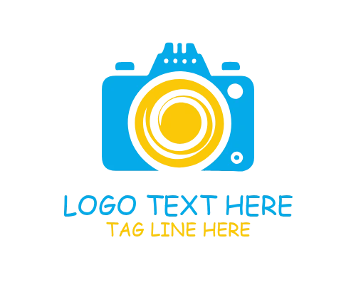 Minimal Camera Identity System Logo