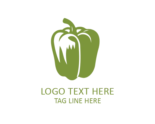 Minimal Capsicum Icon Logo
