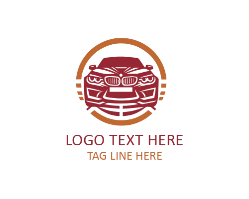 Minimal Car Logo for Automotive and Transport Brands