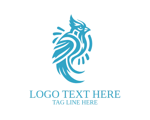 Minimal Cardinal Crest Logo