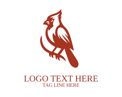 Minimal Cardinal Wing Logo
