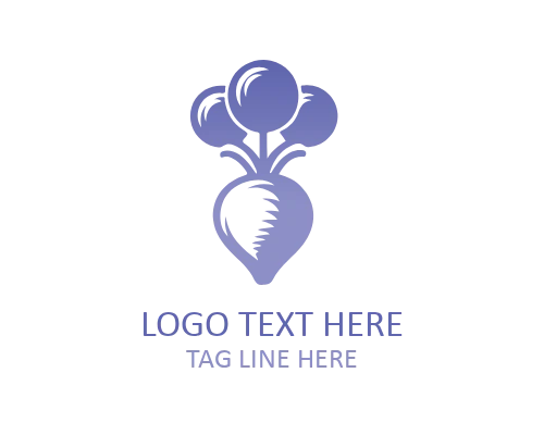 Minimal Carrot Icon Logo