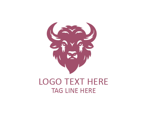 Minimal Charging Bull Logo for Finance and Investment Brands